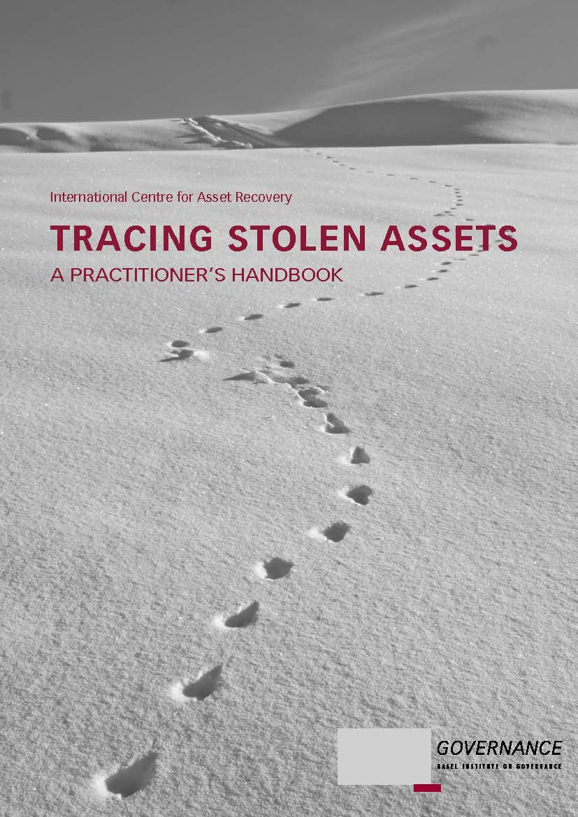 Tracing Stolen Assets handbook front cover