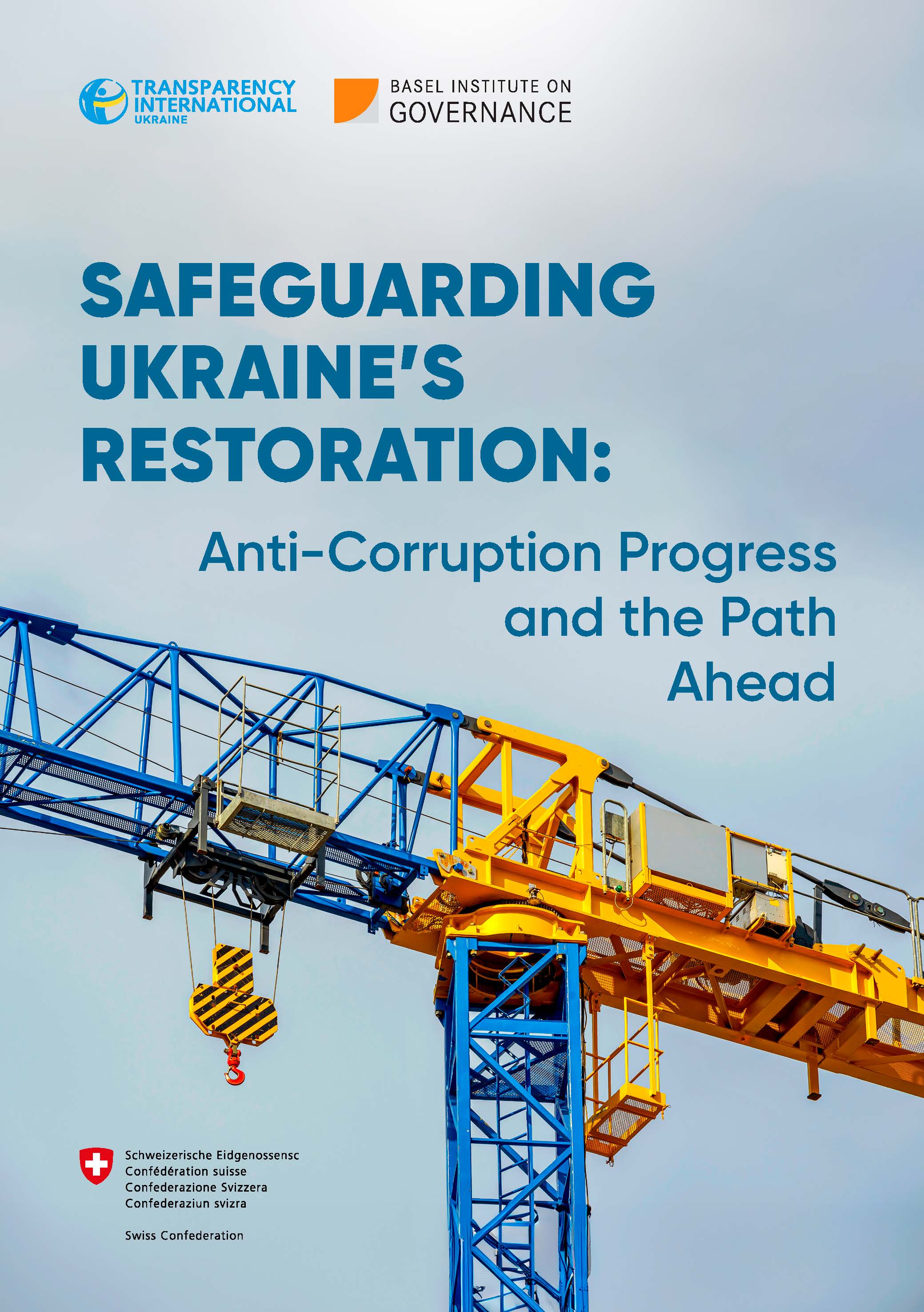 Cover page of report on Safeguarding Ukraine's Restoration
