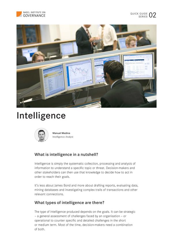 Quick Guide 2: Intelligence
