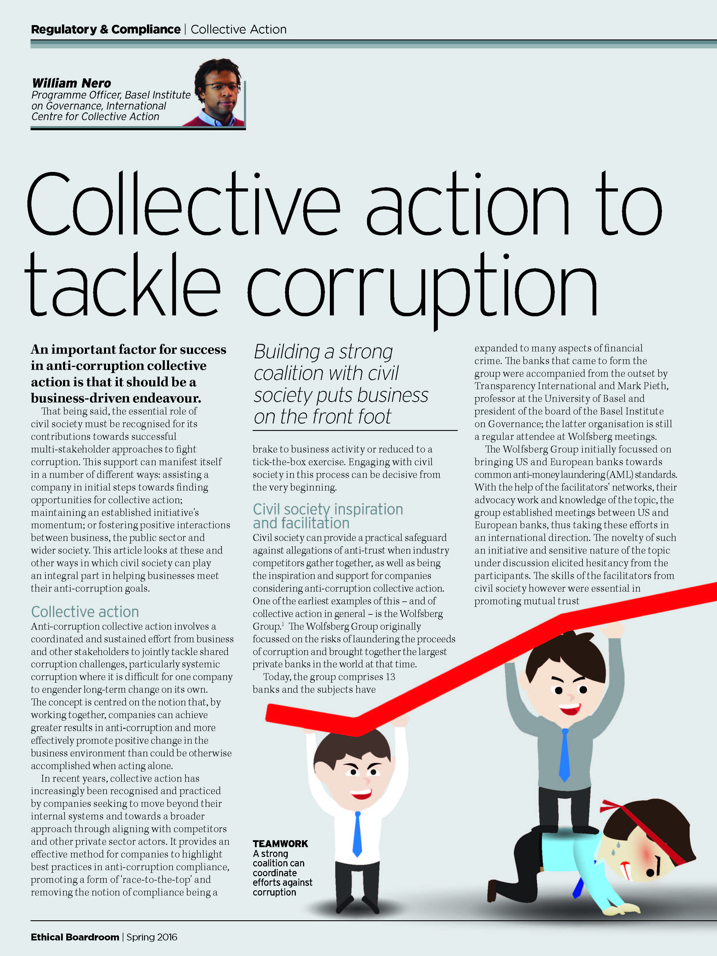 Collective Action to tackle corruption