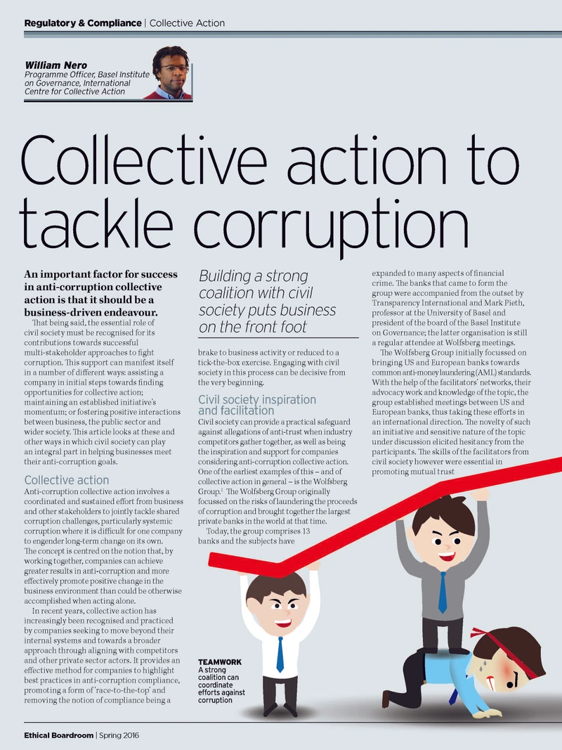Collective Action to tackle corruption cover