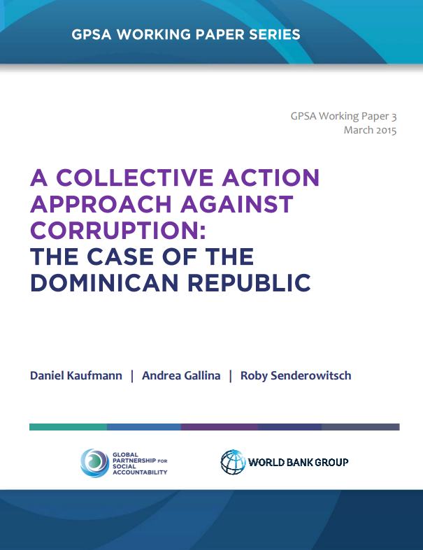 A Collective Action Approach against Corruption: The Case of the Dominican Republic