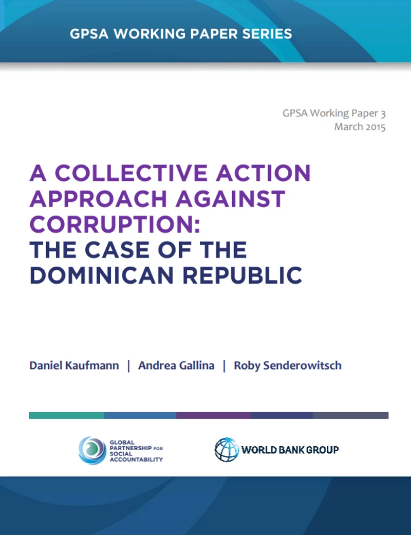 A Collective Action Approach against Corruption: The Case of the Dominican Republic cover