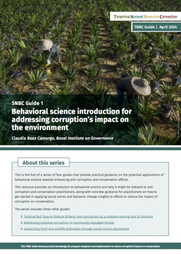 Designing social norms and behavior change interventions: Guidance resources for conservation practitioners