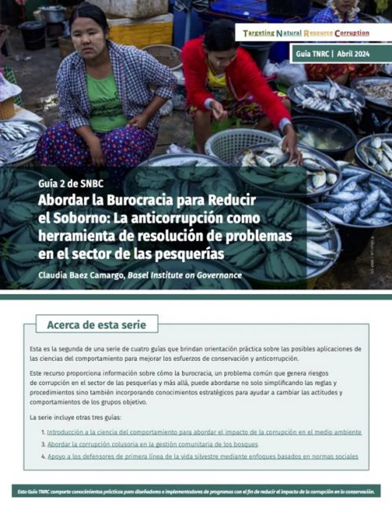 Guías de orientación práctica: las ciencias del comportamiento en esfuerzos de conservación cover