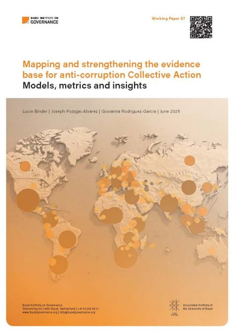Working Paper 57: Mapping and strengthening the evidence base for anti-corruption Collective Action cover