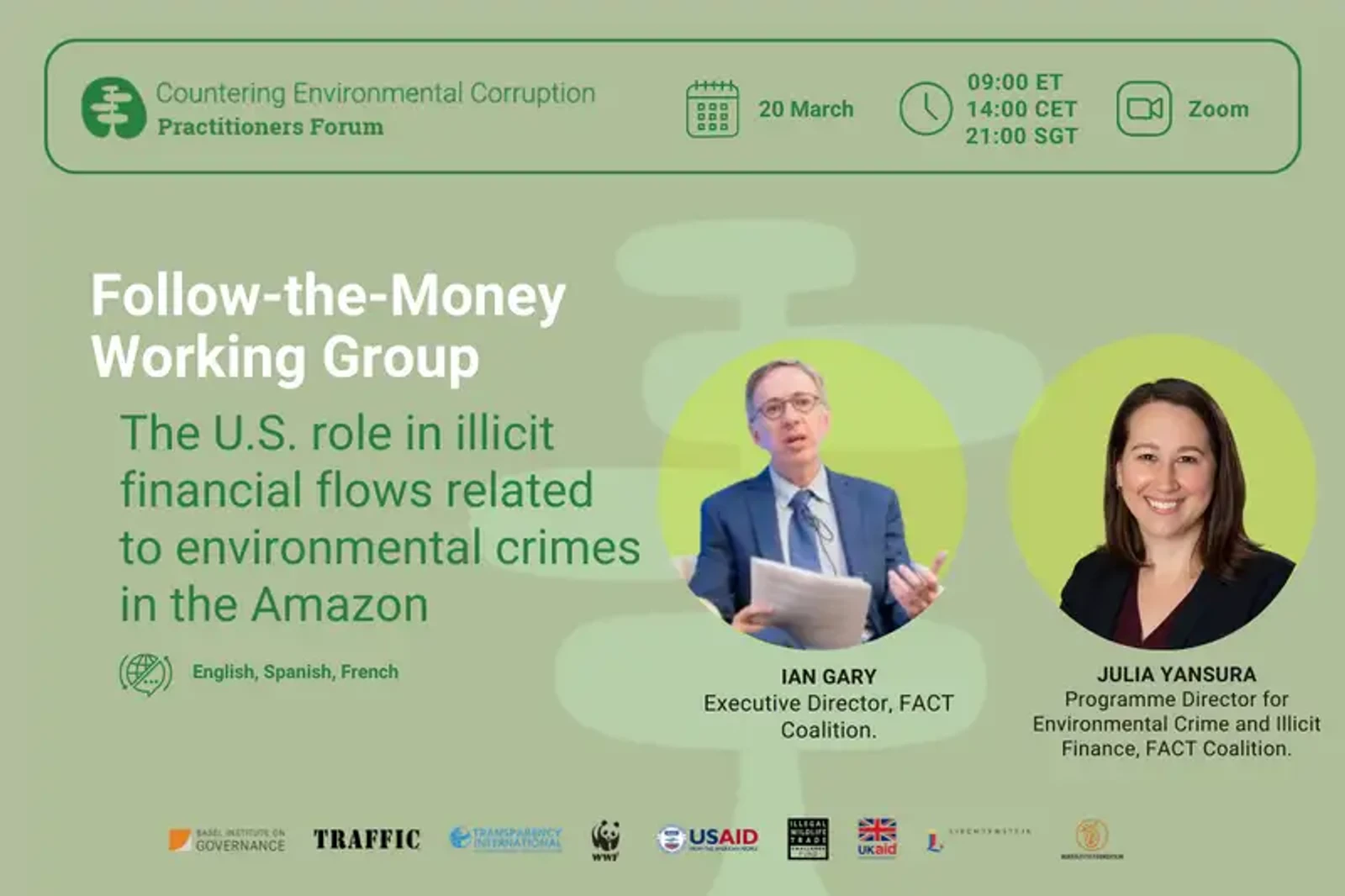 The U.S. role in illicit financial flows related to environmental crimes in the Amazon – Follow-the-Money Working Group