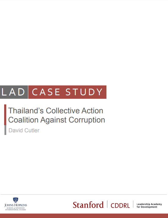 Thailand's Collective Action Coalition Against Corruption