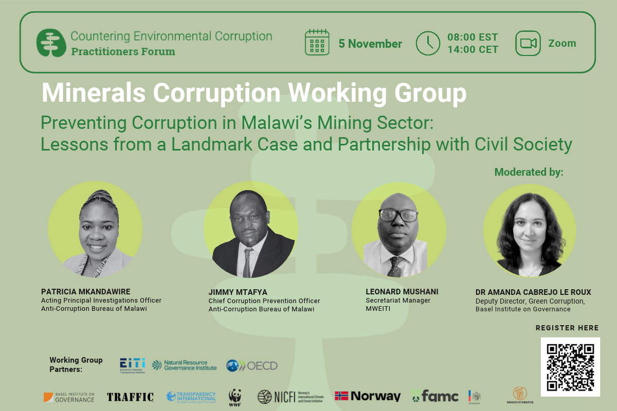 Preventing corruption in Malawi's mining sector: Lessons from a landmark case and partnership with civil society – Minerals Corruption Working Group