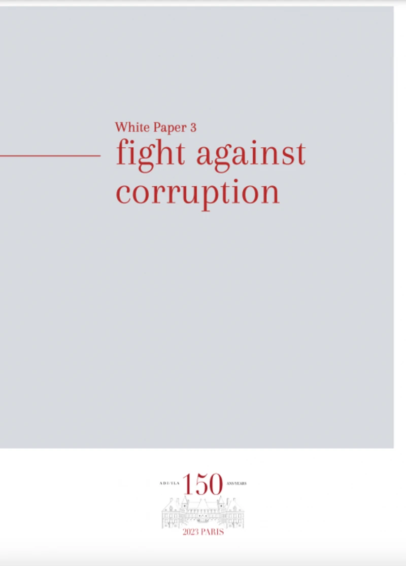 White Paper 3 - Fight against corruption cover