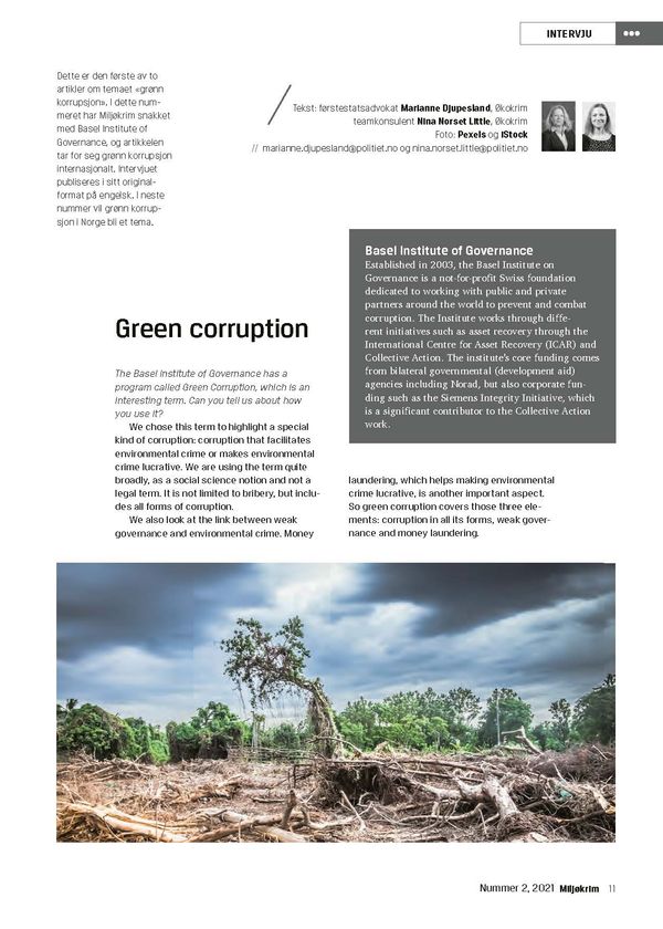 Green Corruption - interview with Miljøkrim