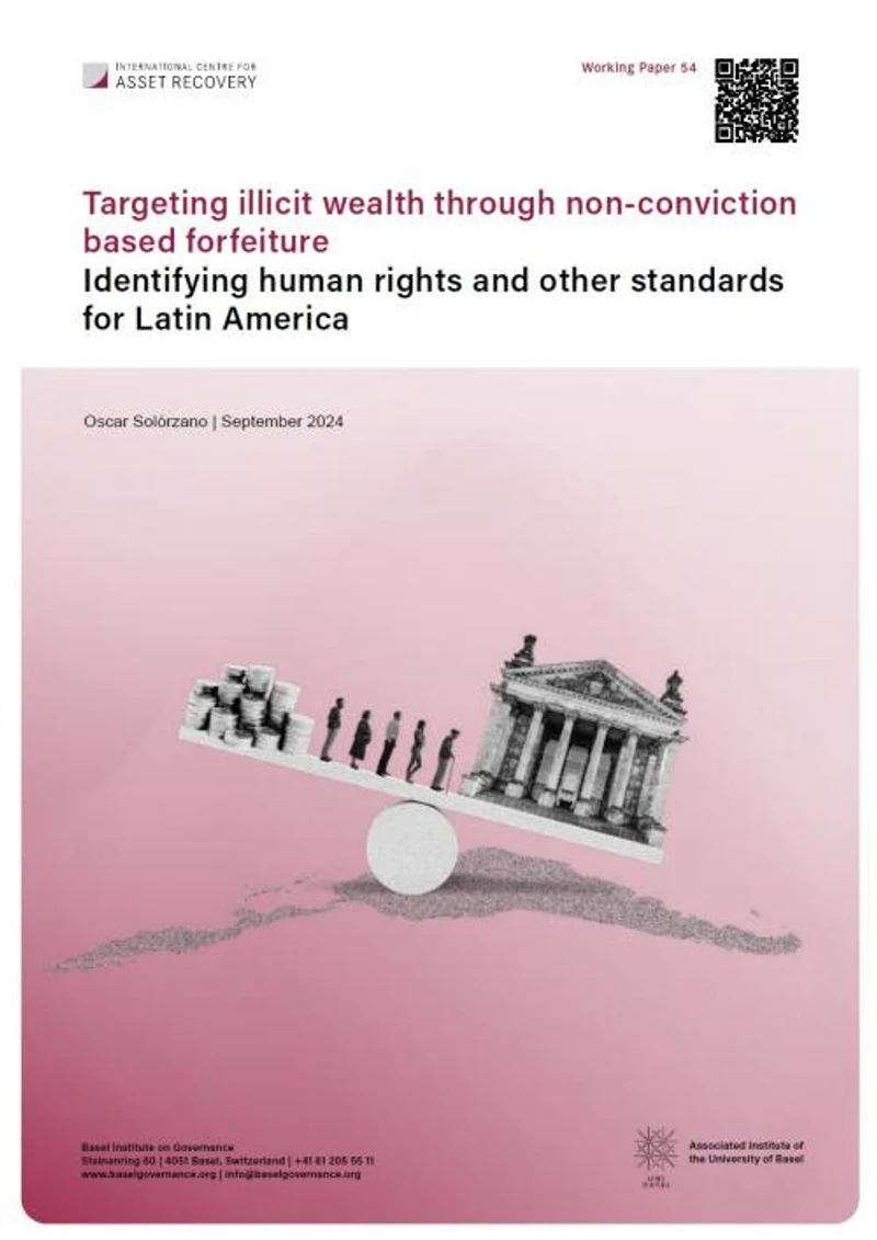 Working Paper 54: Targeting illicit wealth through non-conviction based forfeiture: Identifying human rights and other standards for Latin America cover