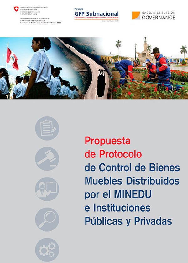 Propuesta de protocolo de control de bienes muebles distribuidos por el MINEDU e instituciones públicas y privadas