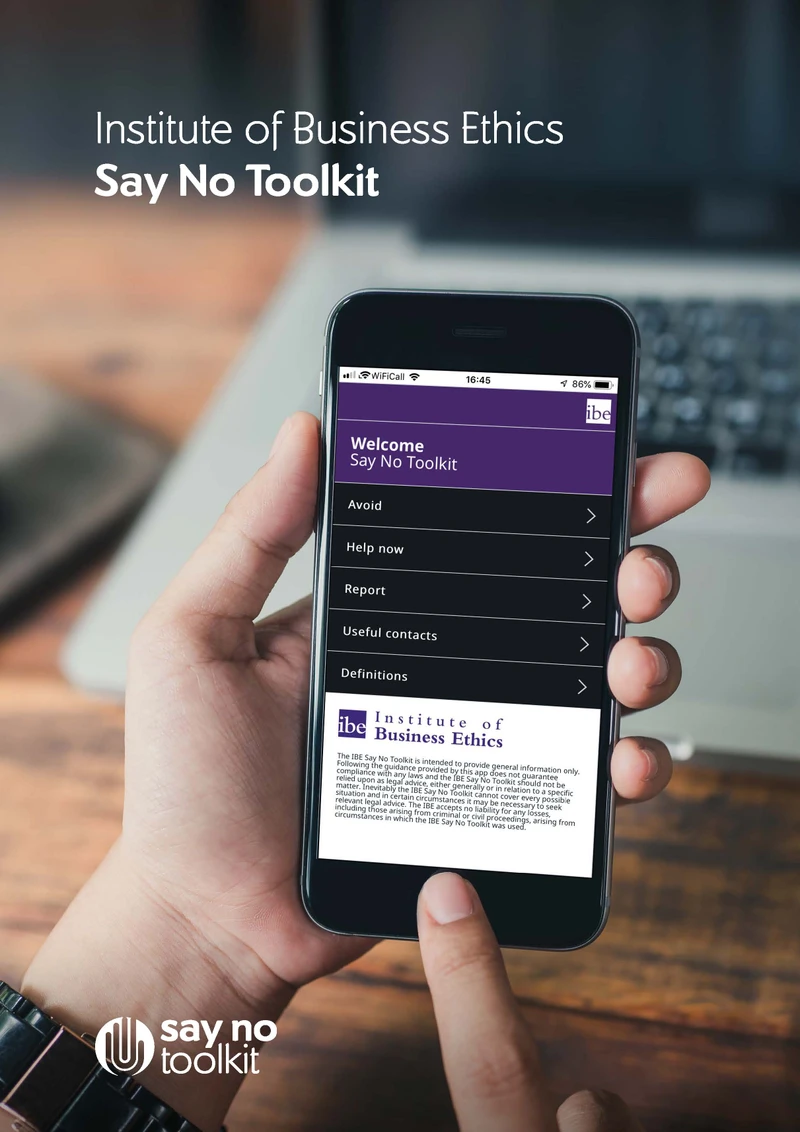 IBE Say No Toolkit cover