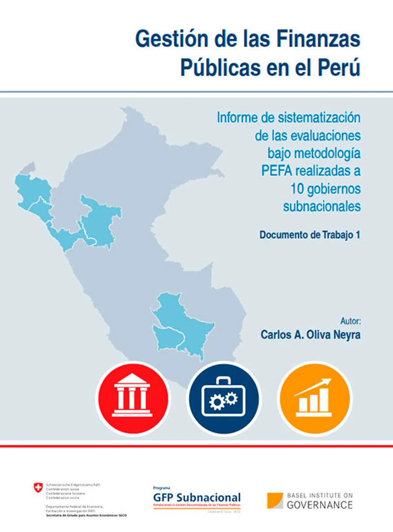 Gestión de las finanzas públicas en el Perú cover