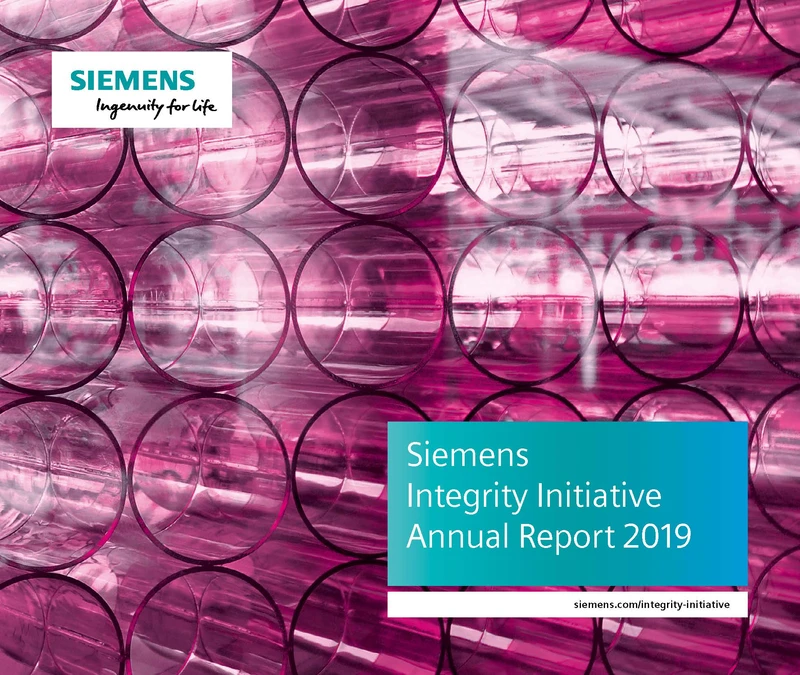 Siemens Integrity Initiative Annual Report 2019 cover