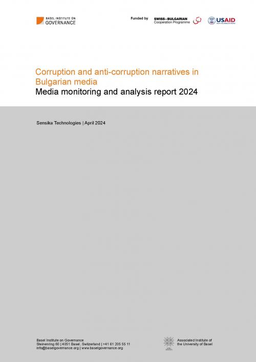 Corruption and anti-corruption narratives in Bulgarian media: Media monitoring and analysis report 2024