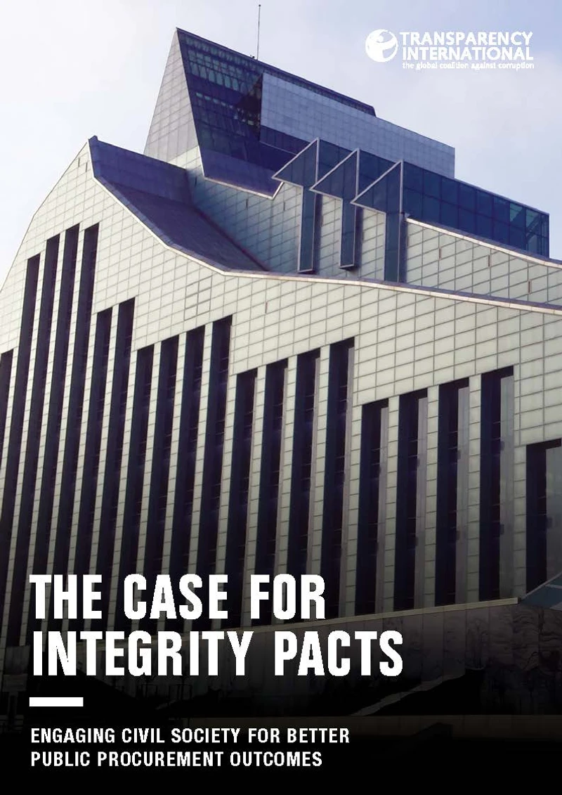 The Case for Integrity Pacts: Engaging Civil Society for Better Public Procurement Outcomes cover