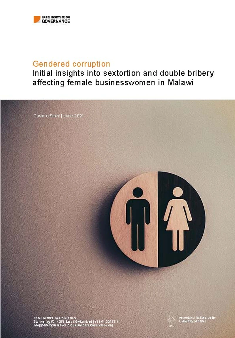 Gendered corruption: Initial insights into sextortion and double bribery affecting female businesswomen in Malawi cover