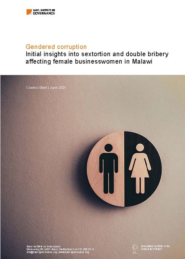 Gendered corruption: Initial insights into sextortion and double bribery affecting female businesswomen in Malawi