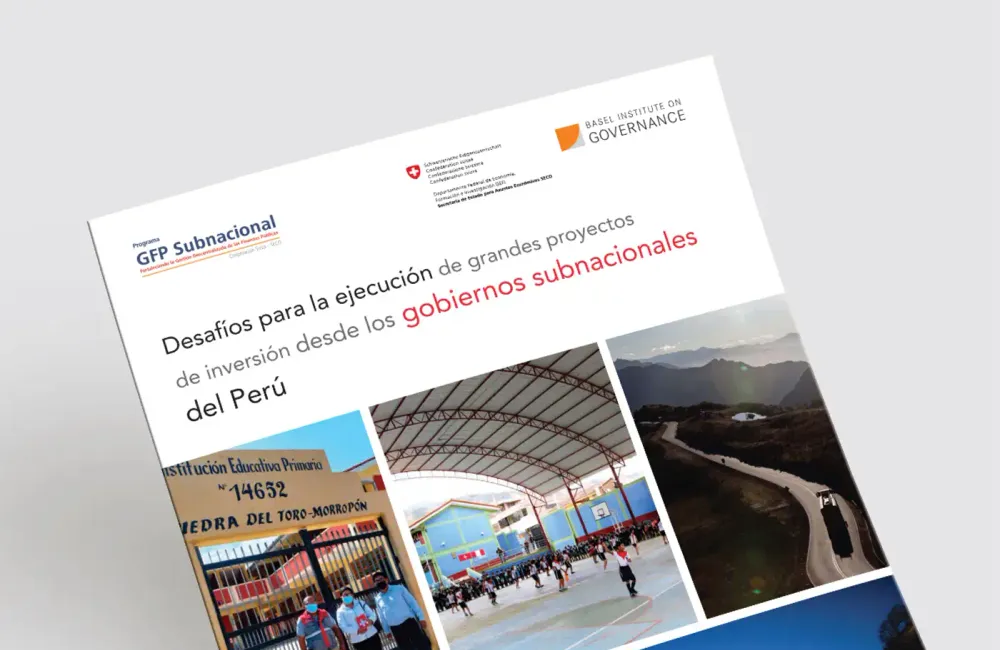 Large public investment projects, large challenges – new analysis from Peru