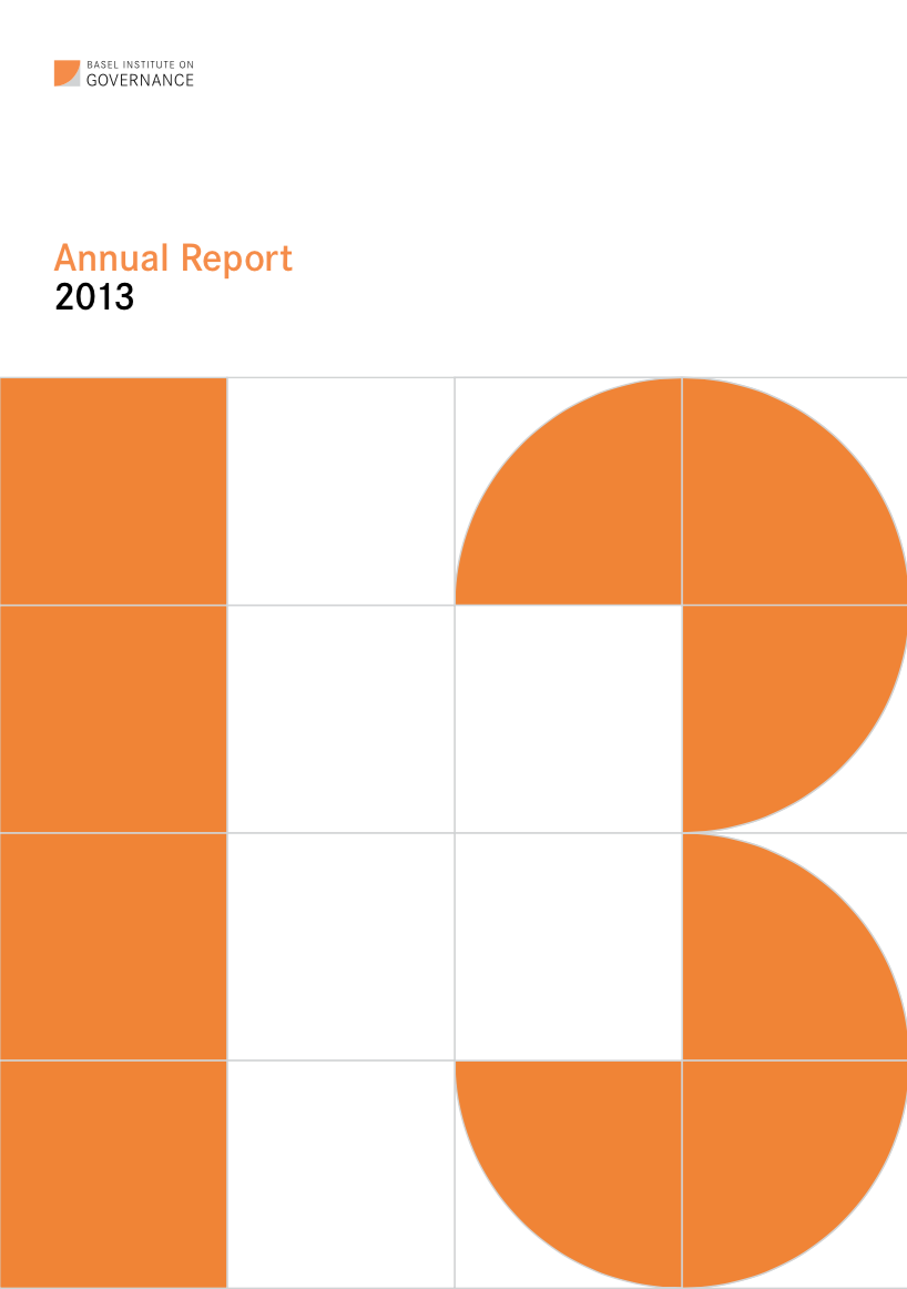 Annual Report 2013 cover