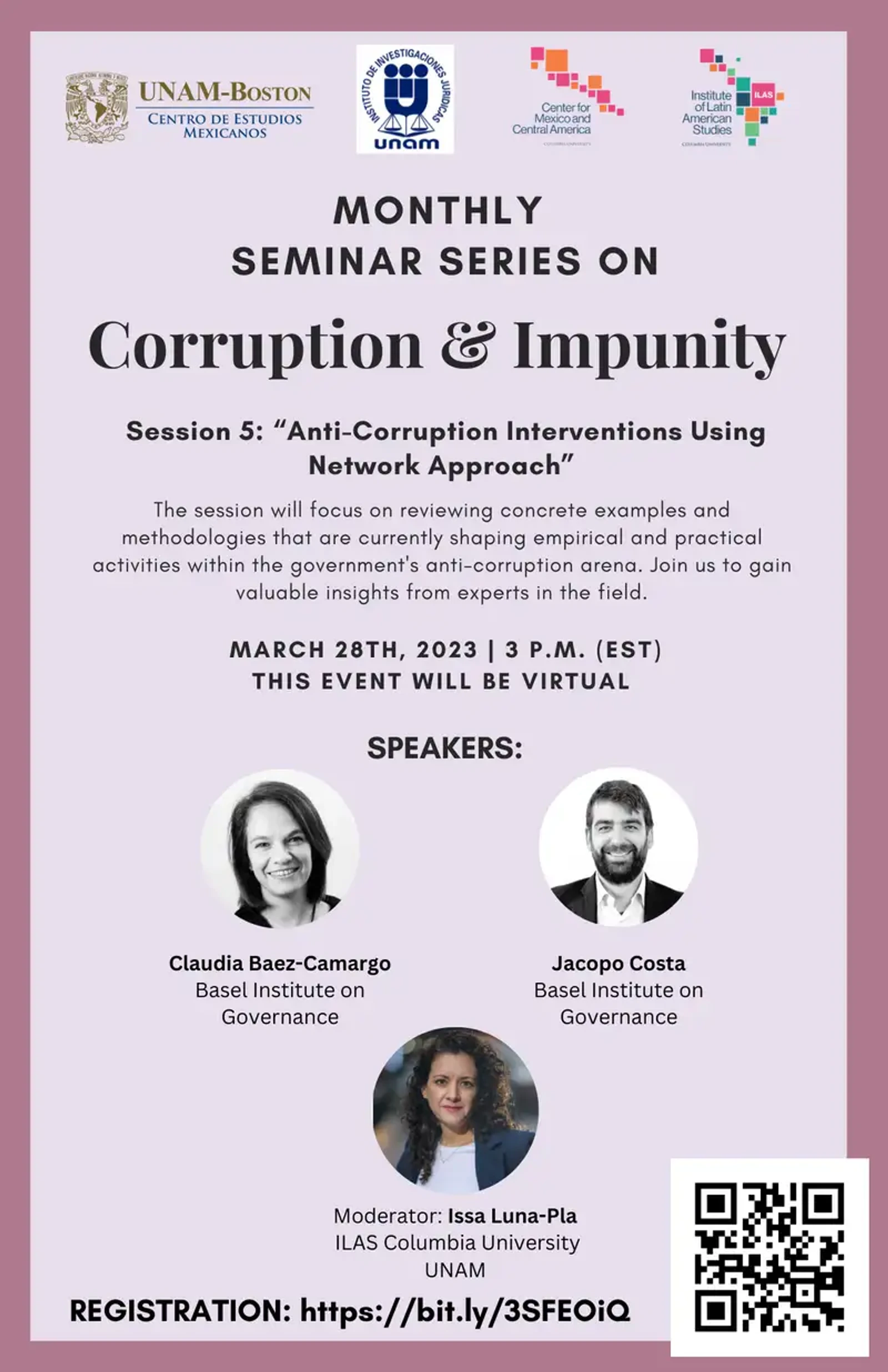Anti-corruption interventions using a network approach – Seminar Series on Corruption and Impunity