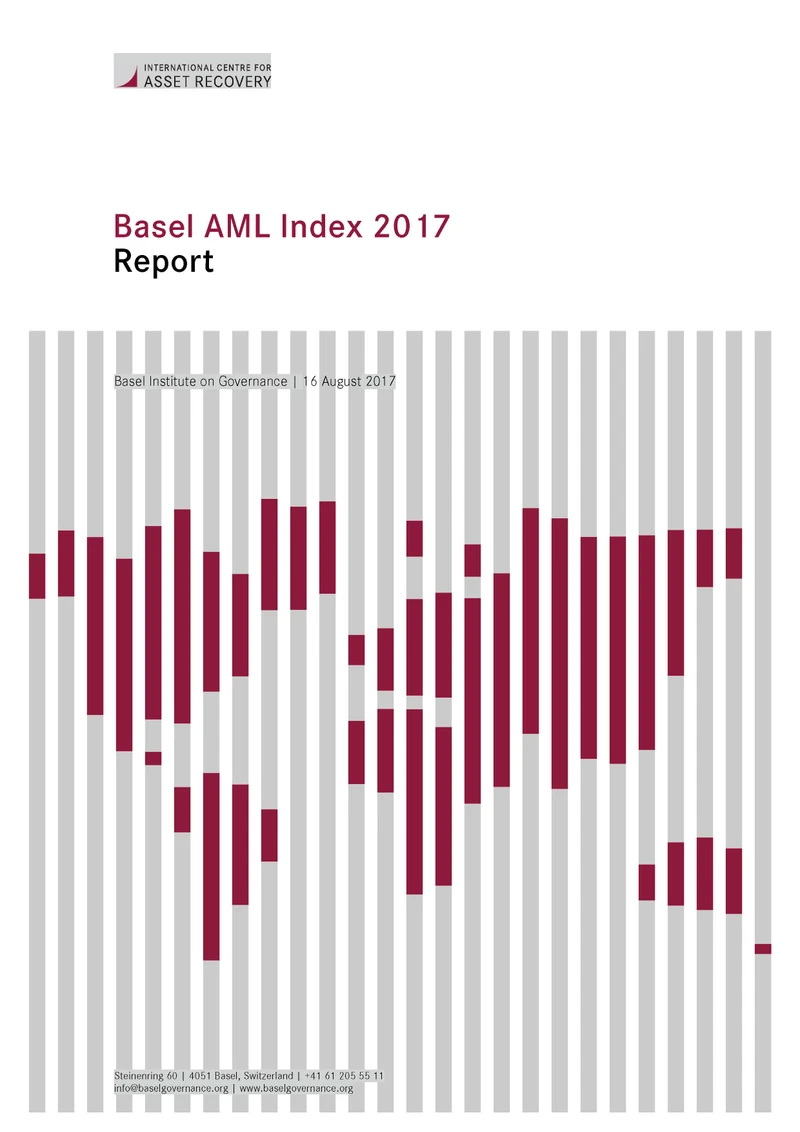 Basel AML Index 2017 cover