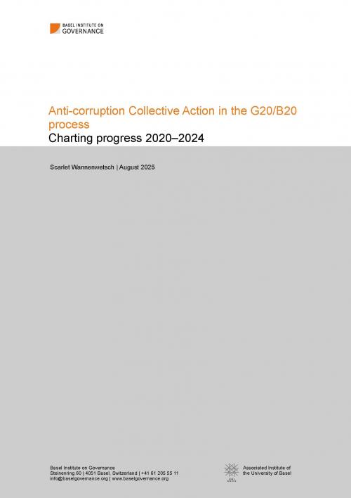 Anti-corruption Collective Action in the G20/B20 process: Charting progress 2020–2024