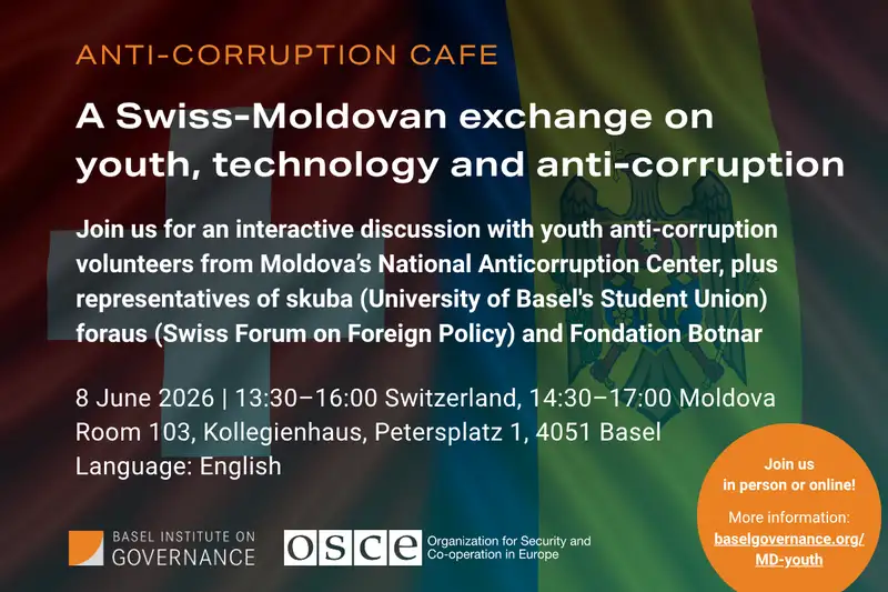 Anti-Corruption Café: A Swiss-Moldovan exchange on youth, technology and anti-corruption