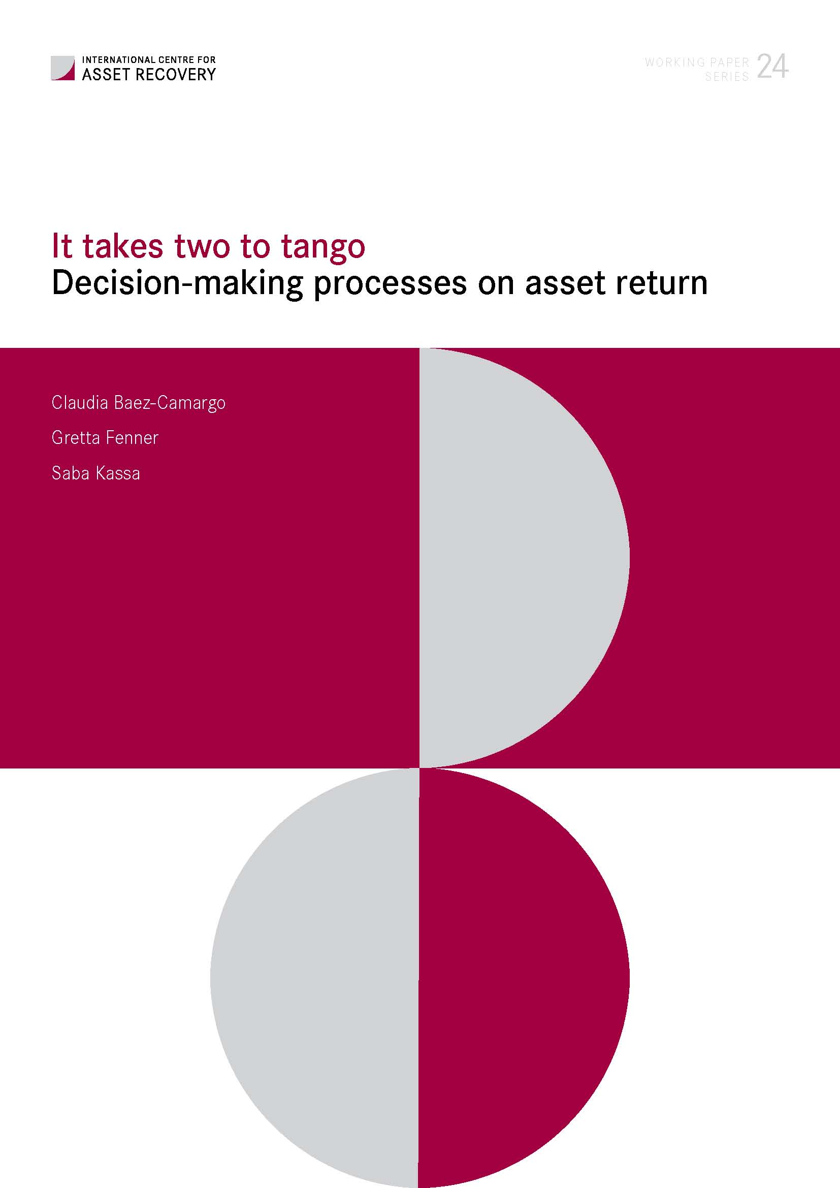 Working Paper 24: It takes two to tango. Decision-making processes on asset return