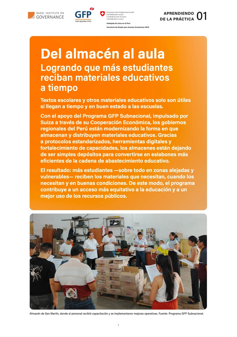 Aprendiendo de la práctica: Del almacén al aula cover
