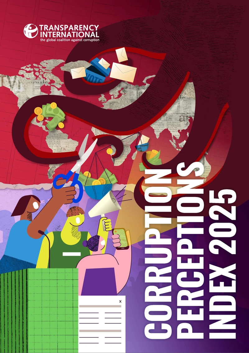 Corruption Perceptions Index 2025 cover