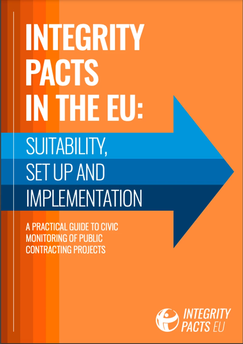 Integrity pacts in the EU: Suitability, set up, and implementation cover