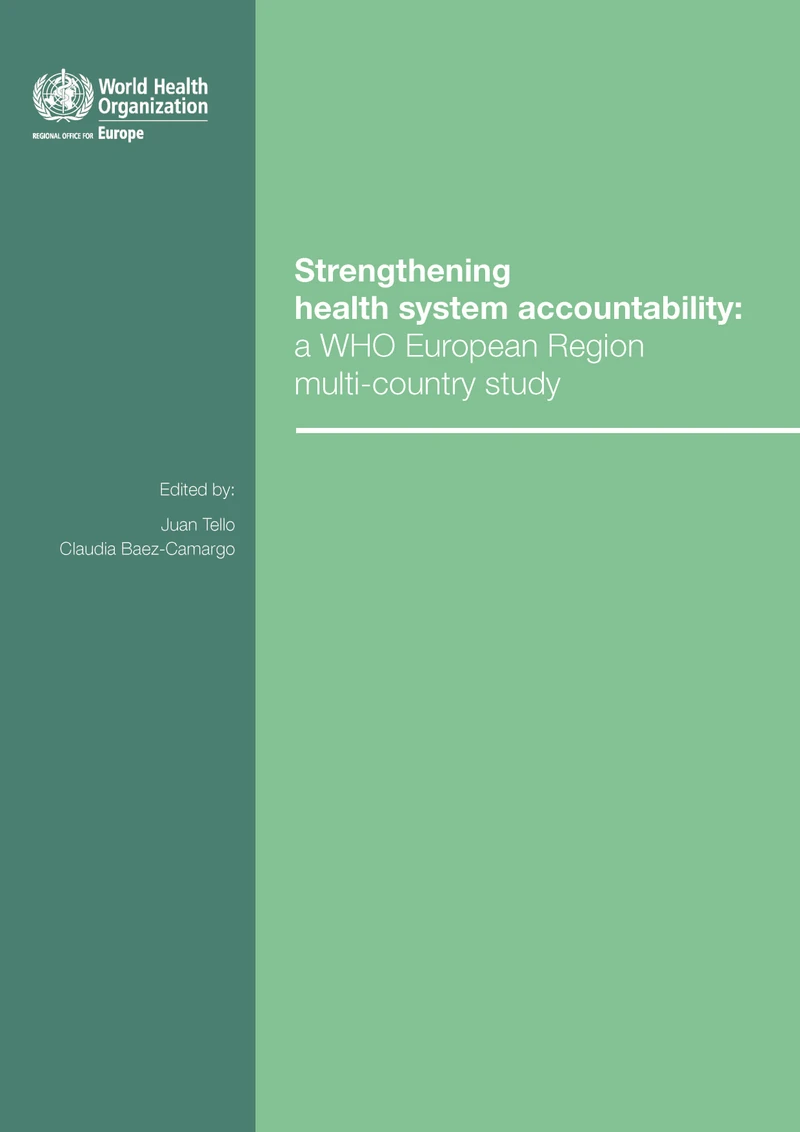 Strengthening Health System Accountability: a WHO European Region Multi-Country Study cover