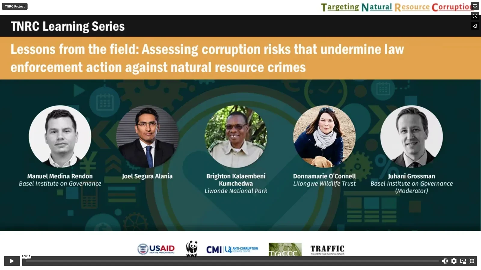  Assessing corruption risks that undermine law enforcement action against natural resource crimes