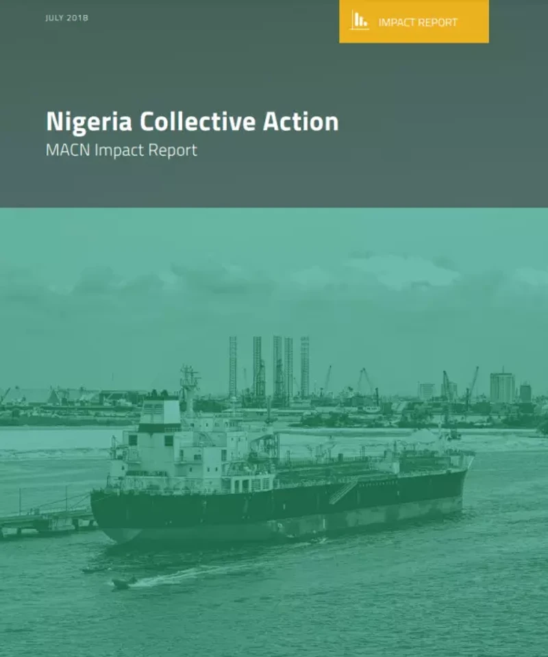 Nigeria Collective Action: MACN Impact Report cover