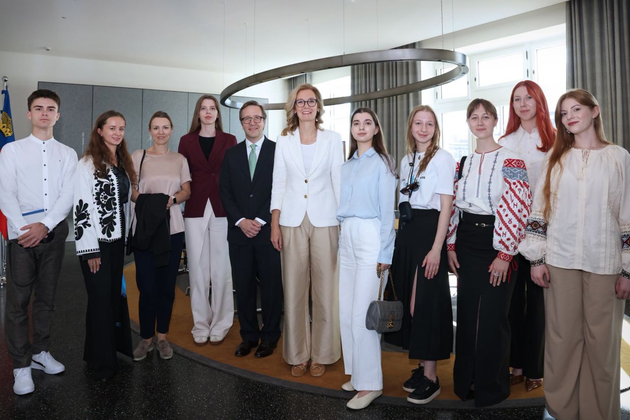 Ukrainian interns study visit to Liechtenstein. Photo IKR/Roland Korner.