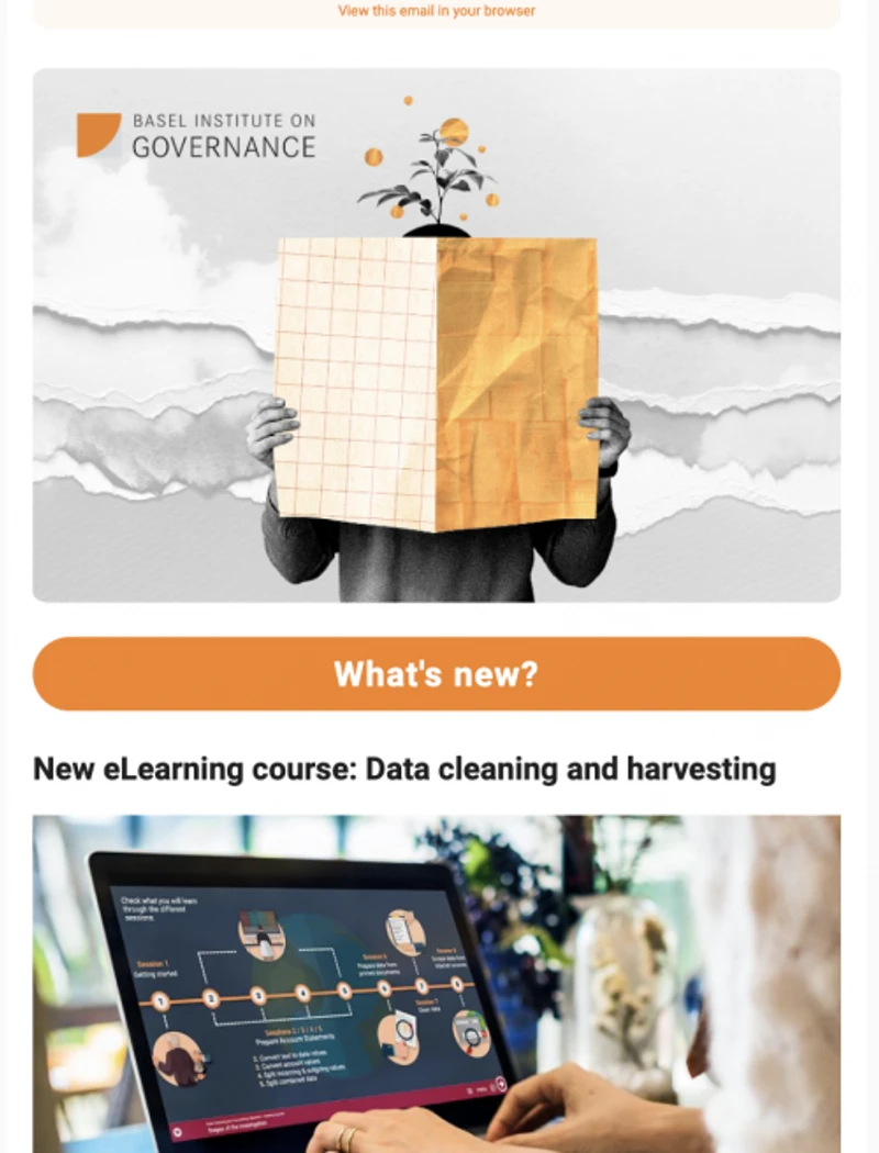 Basel Institute newsletter - August 2024 cover