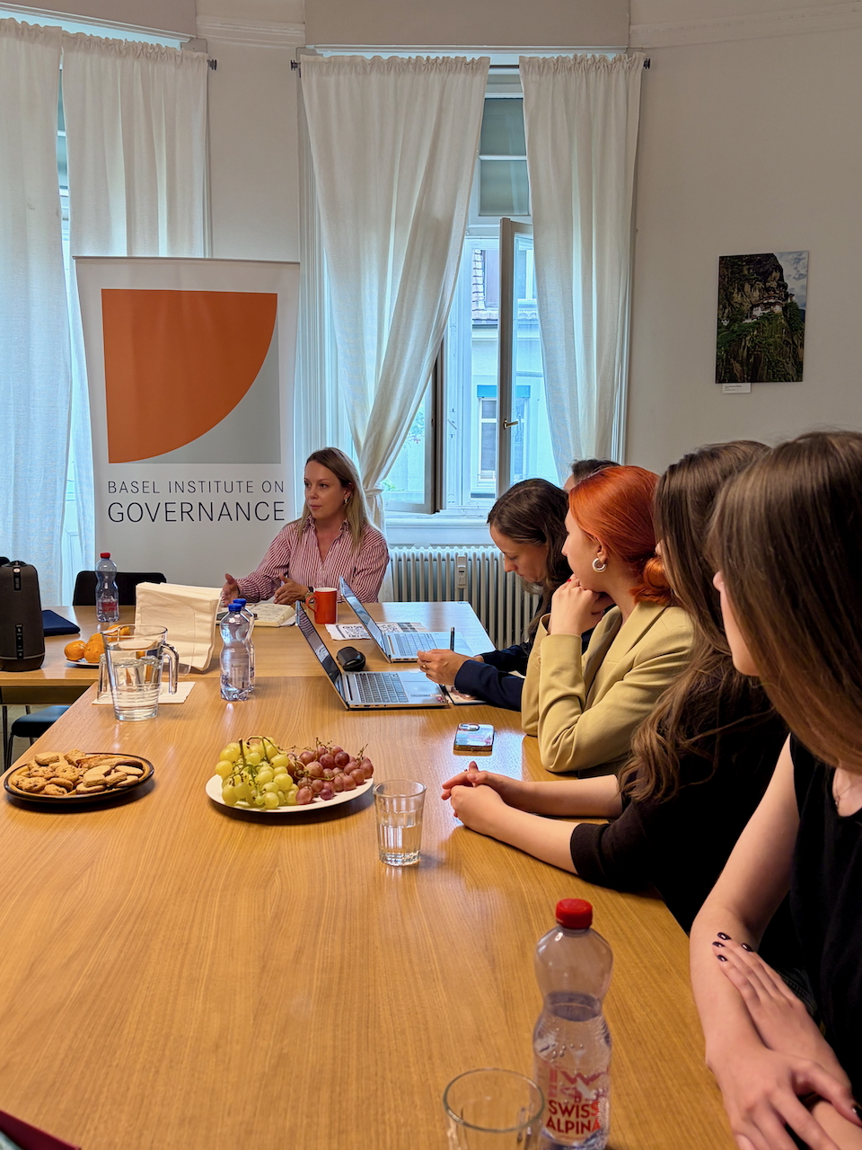 Ukrainian interns study visit to Basel, Switzerland.