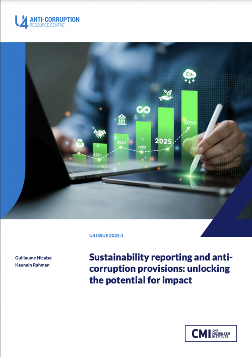 Sustainability reporting and anticorruption provisions: unlocking the potential for impact