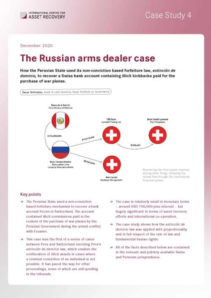 Case Study 4: The Russian arms dealer case cover