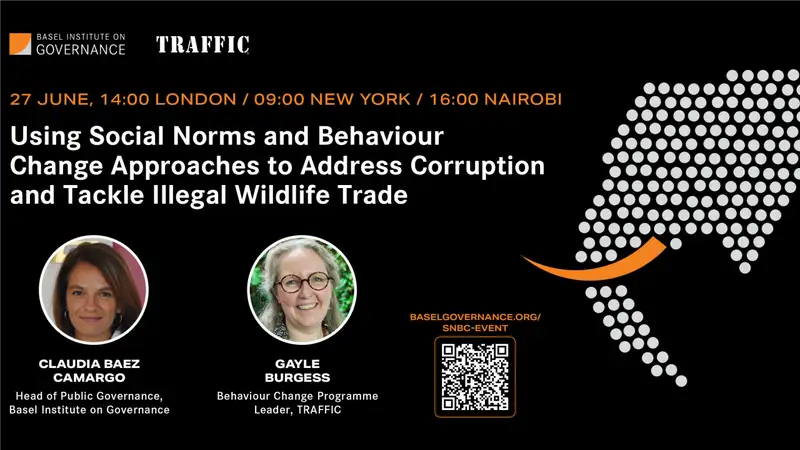 Social norm and behaviour change approaches to address corruption and tackle illegal wildlife trade