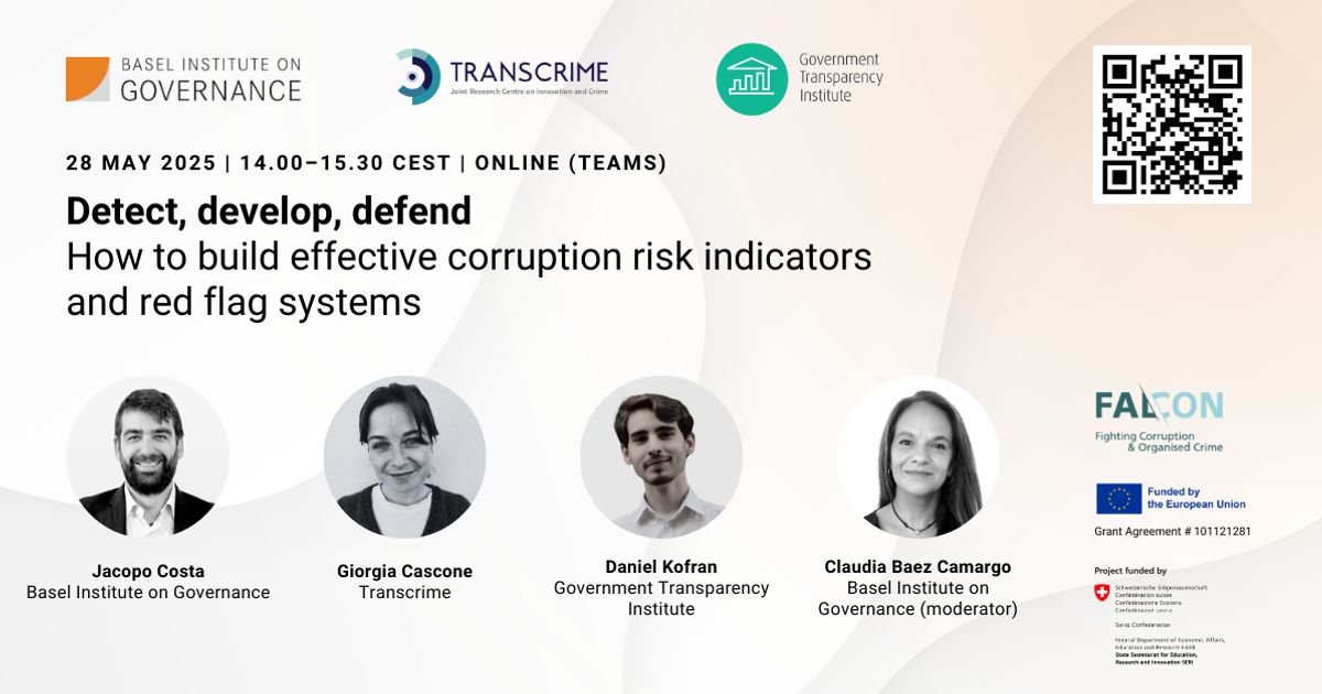 Event - Detect, develop, defend: How to build effective corruption risk ...