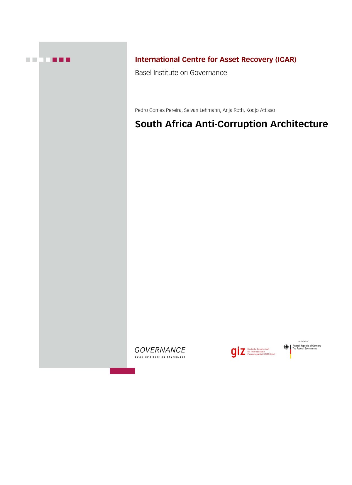 Study on Anti-Corruption Architecture of the Republic of South Africa