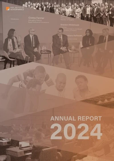 Cover of the Basel Institute Annual Report 2024
