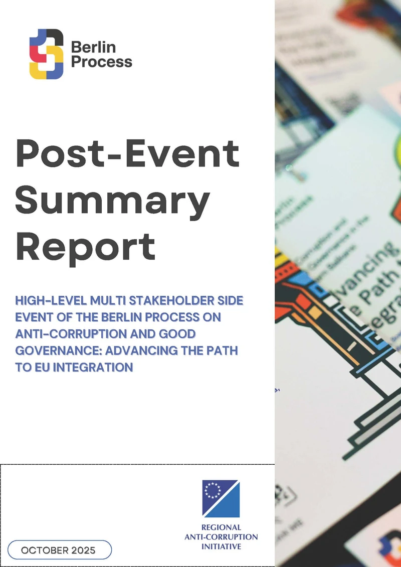 Berlin Process: post-event summary report cover