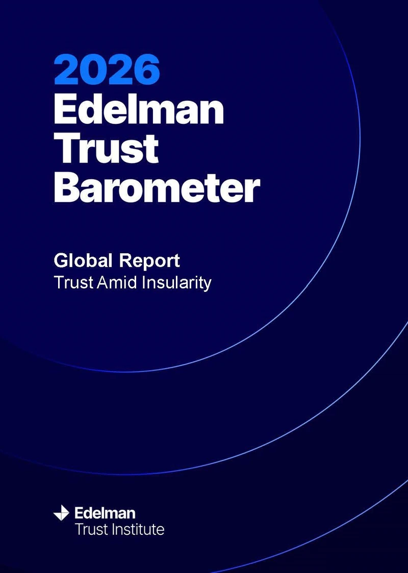 2026 Edelman Trust Barometer Global Report cover