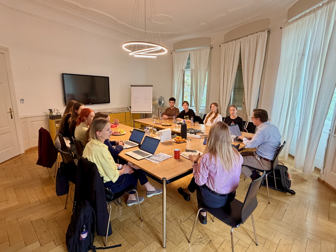 Ukrainian interns study visit to Basel, Switzerland.