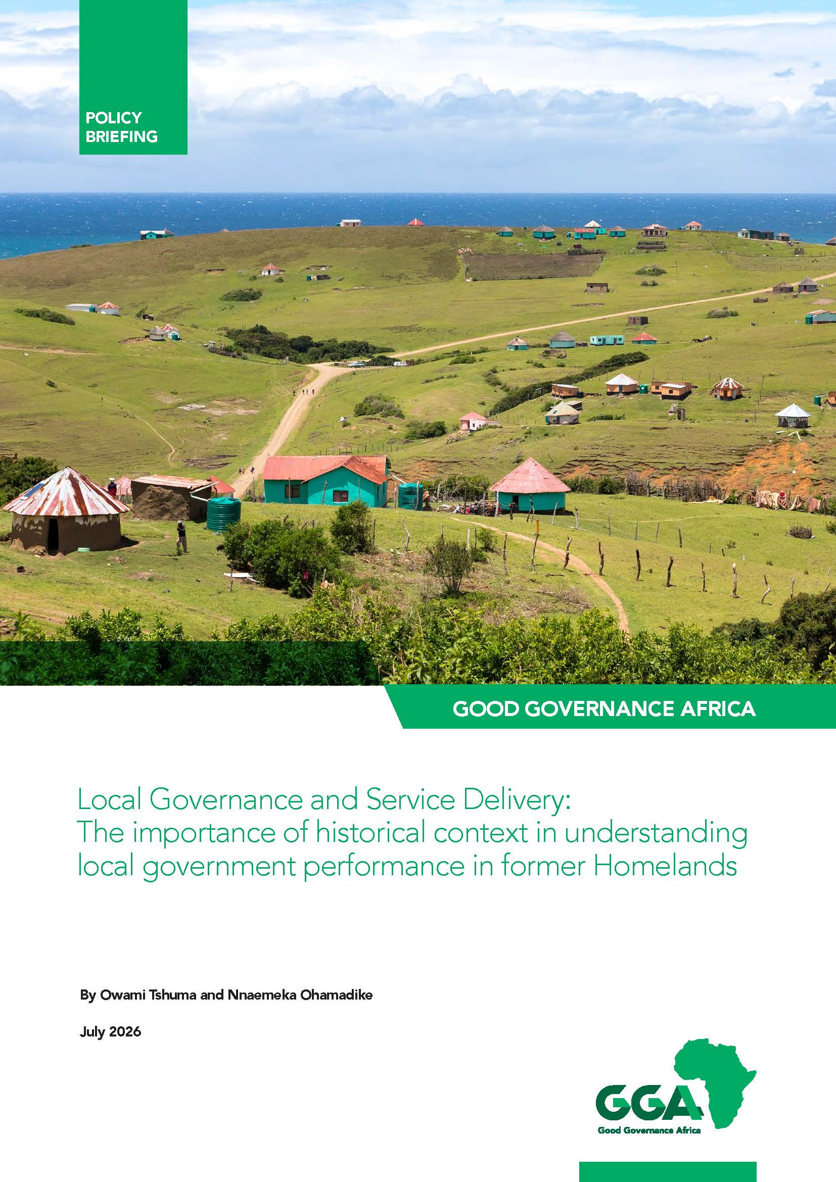 Policy Briefing: Local Governance and Service Delivery